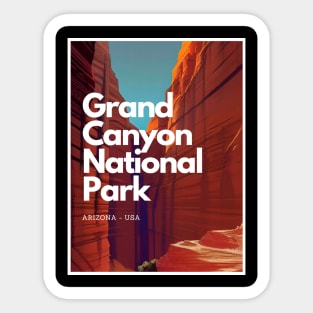 Grand Canyon National Park hike - Arizona USA Sticker